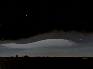 Lunar Eclipse with Orion Image