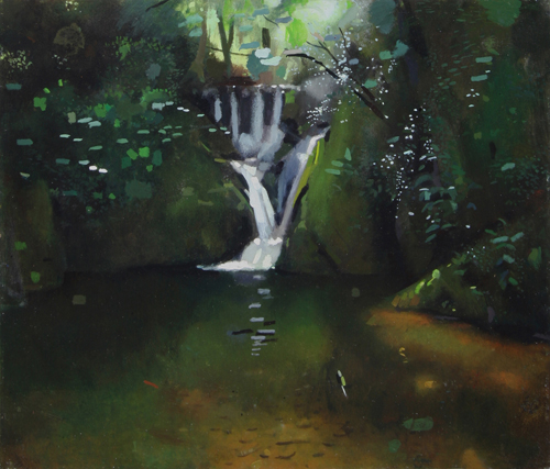 oil colour study on board Image